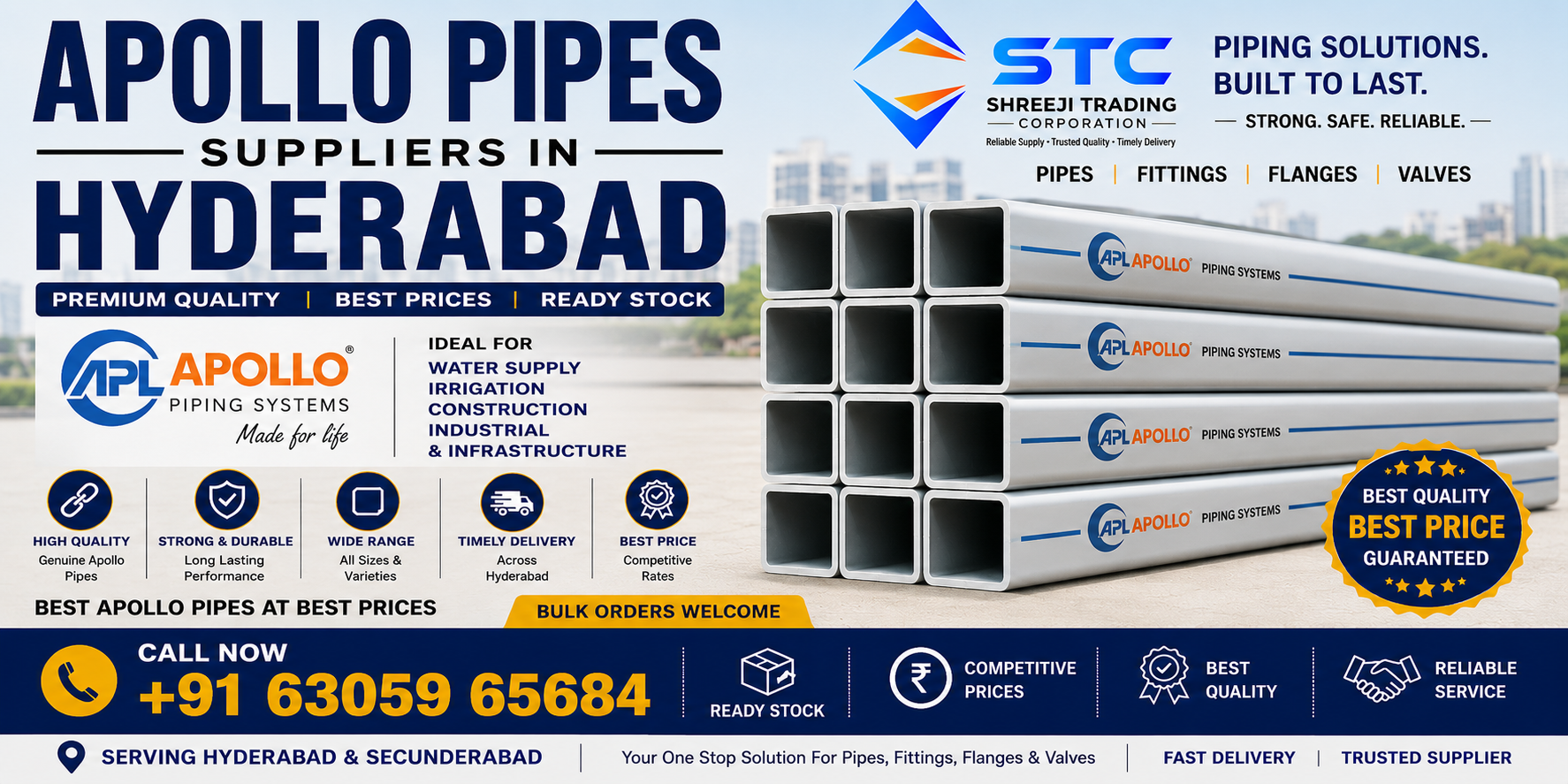 Apollo Pipes Supplier