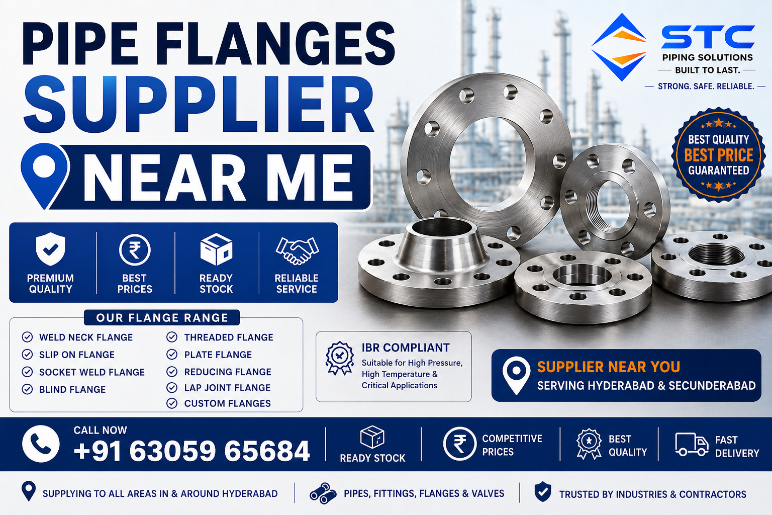 Pipe Flanges Supplier Near Me Hyderabad