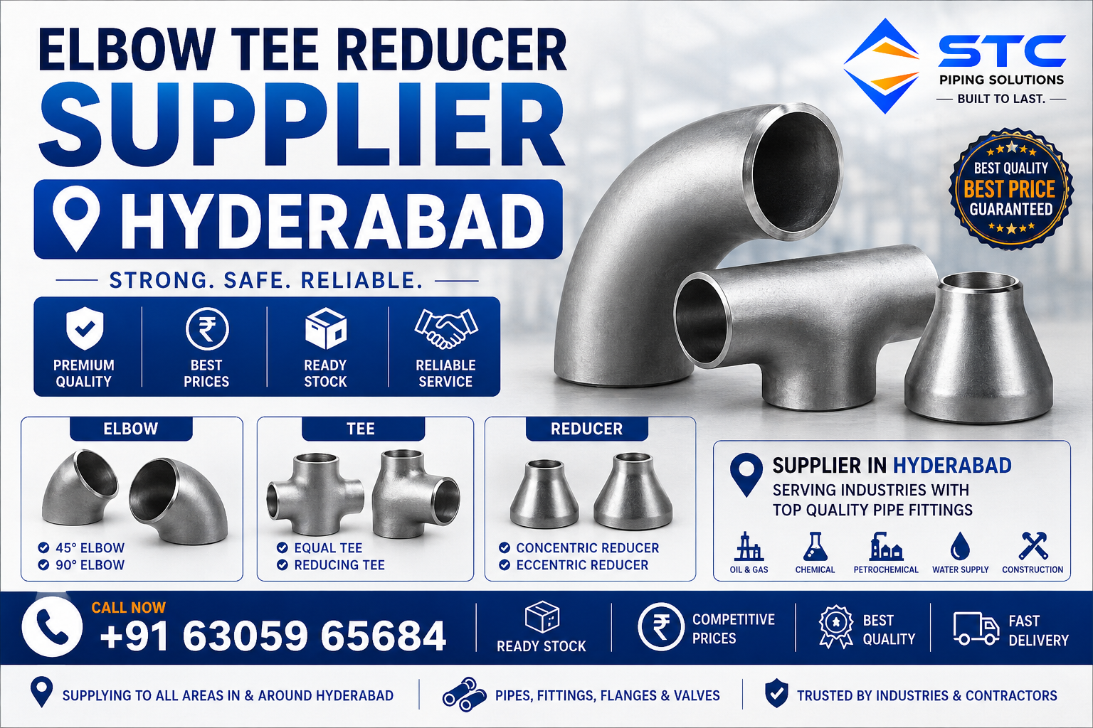 Elbow Tee Reducer Supplier Hyderabad