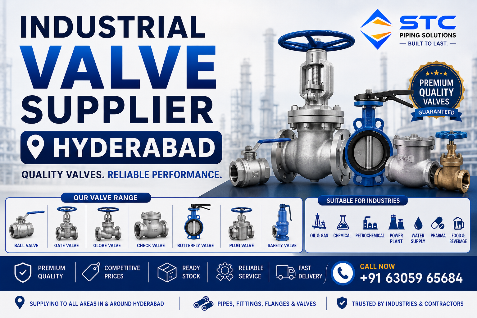 Industrial Valve Supplier in Hyderabad
