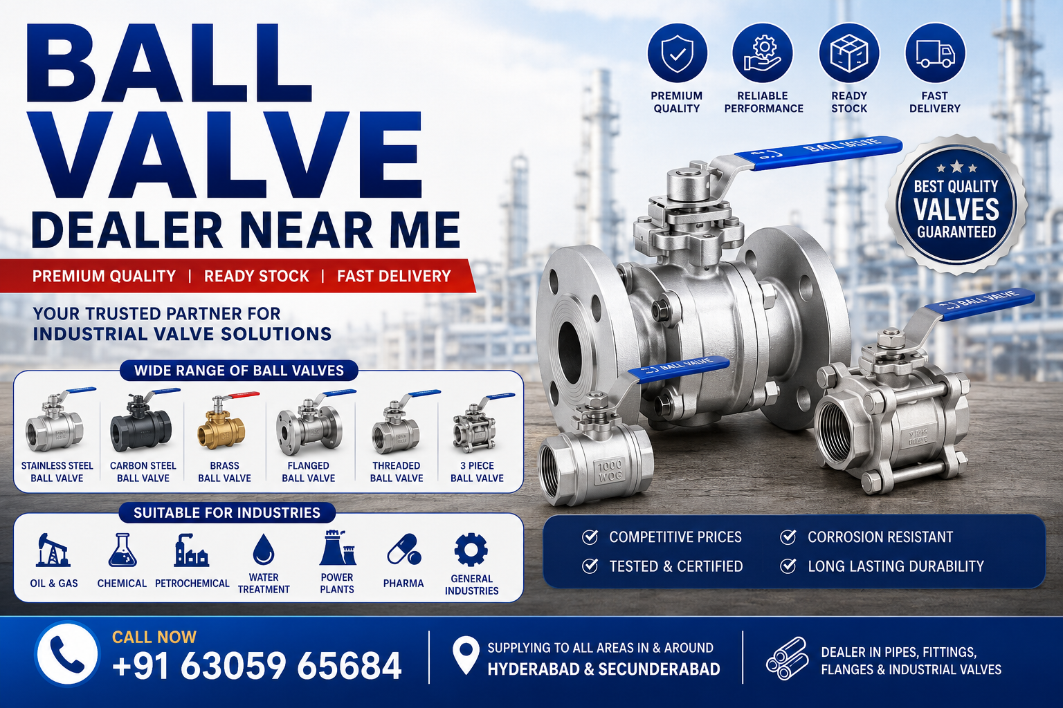 Ball Valve Dealer Near Me