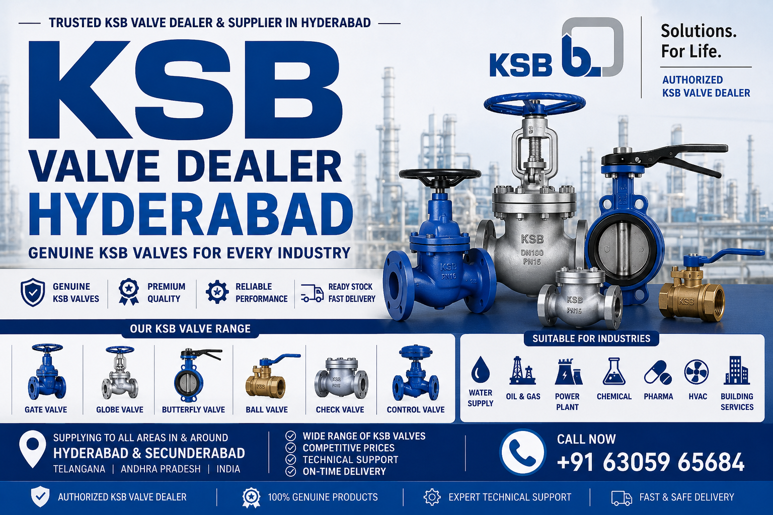 KSB Valve Dealer Hyderabad