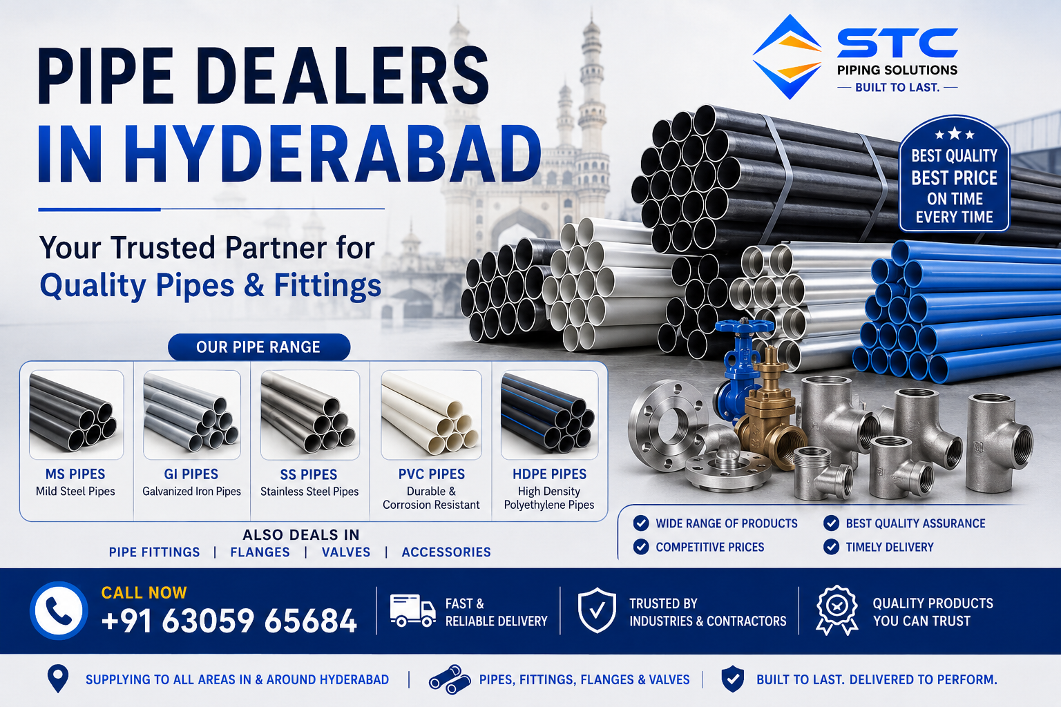 Pipe Dealers in Hyderabad