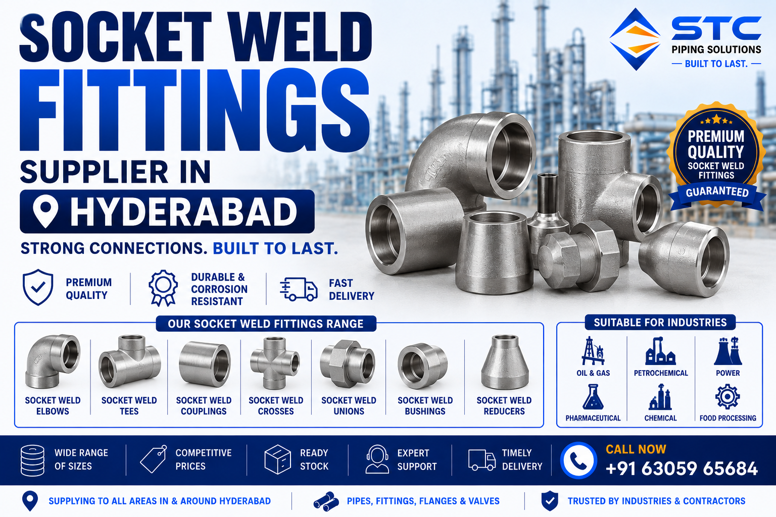 Socket Weld Fittings Hyderabad