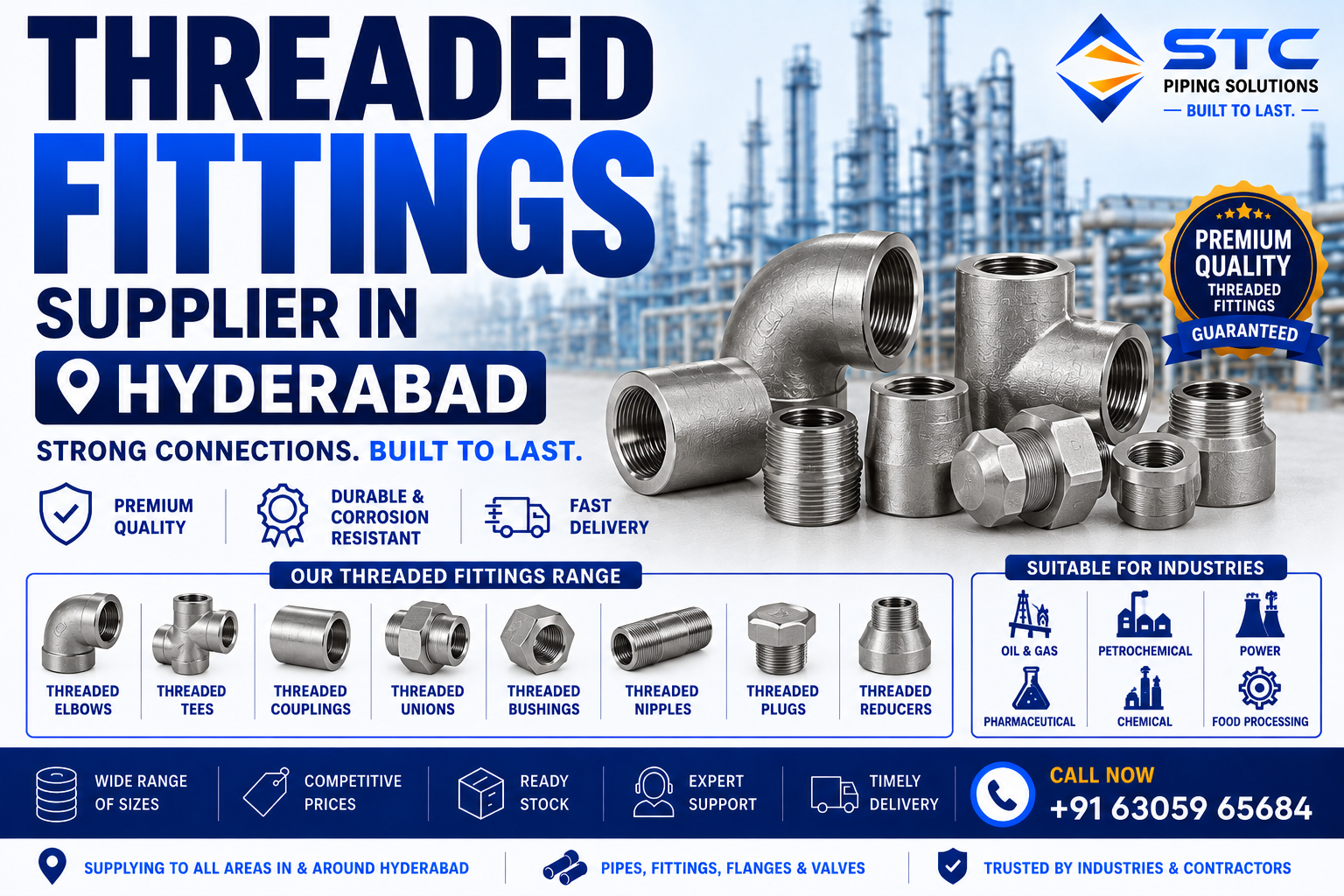 Threaded Fittings Supplier Hyderabad