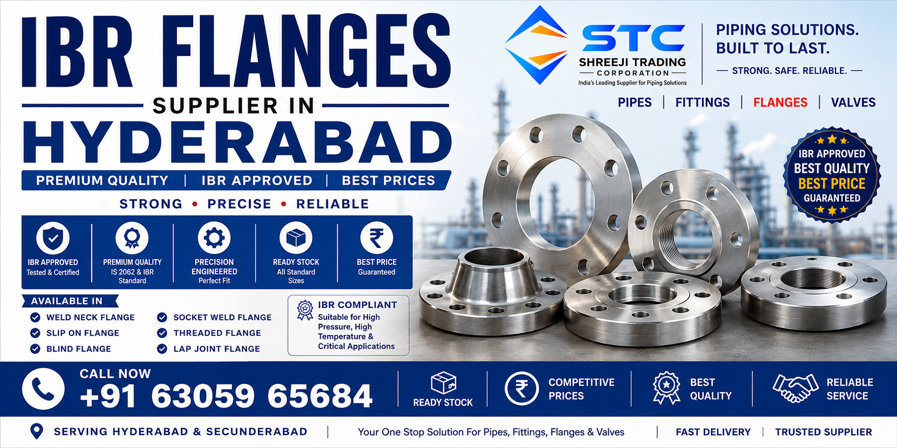IBR Flanges Supplier Hyderabad
